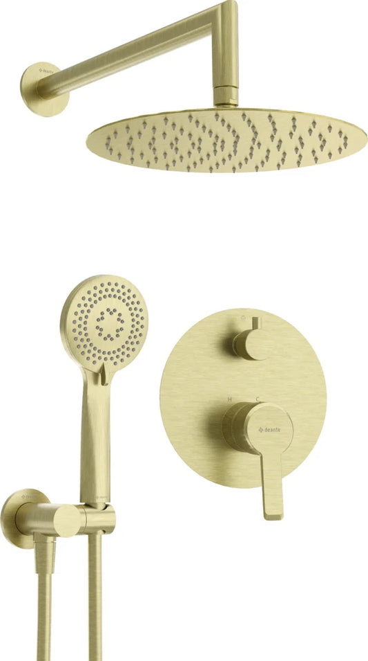 DEANTE Arnika Unterputz - Duschset mit Handbrause // gebürstetes Gold // NAC - R9QP erhältlich bei Twoda Shop