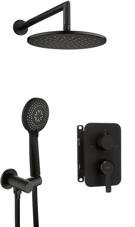 DEANTE Arnika Unterputz - Duschset mit Mischbox und Duschkopf // Nero // BXYZNQAM erhältlich bei Twoda Shop