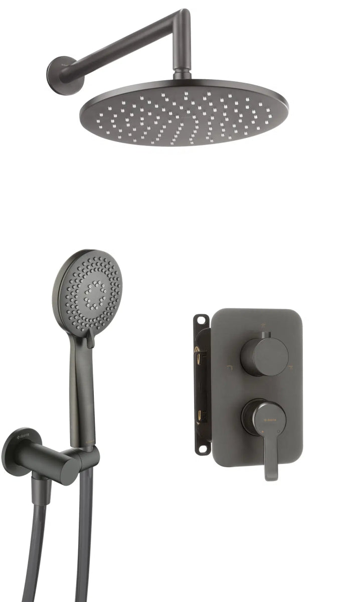 DEANTE Arnika Unterputz - Duschset mit Mischbox und Duschkopf // Titanium // BXYZDQAM erhältlich bei Twoda Shop
