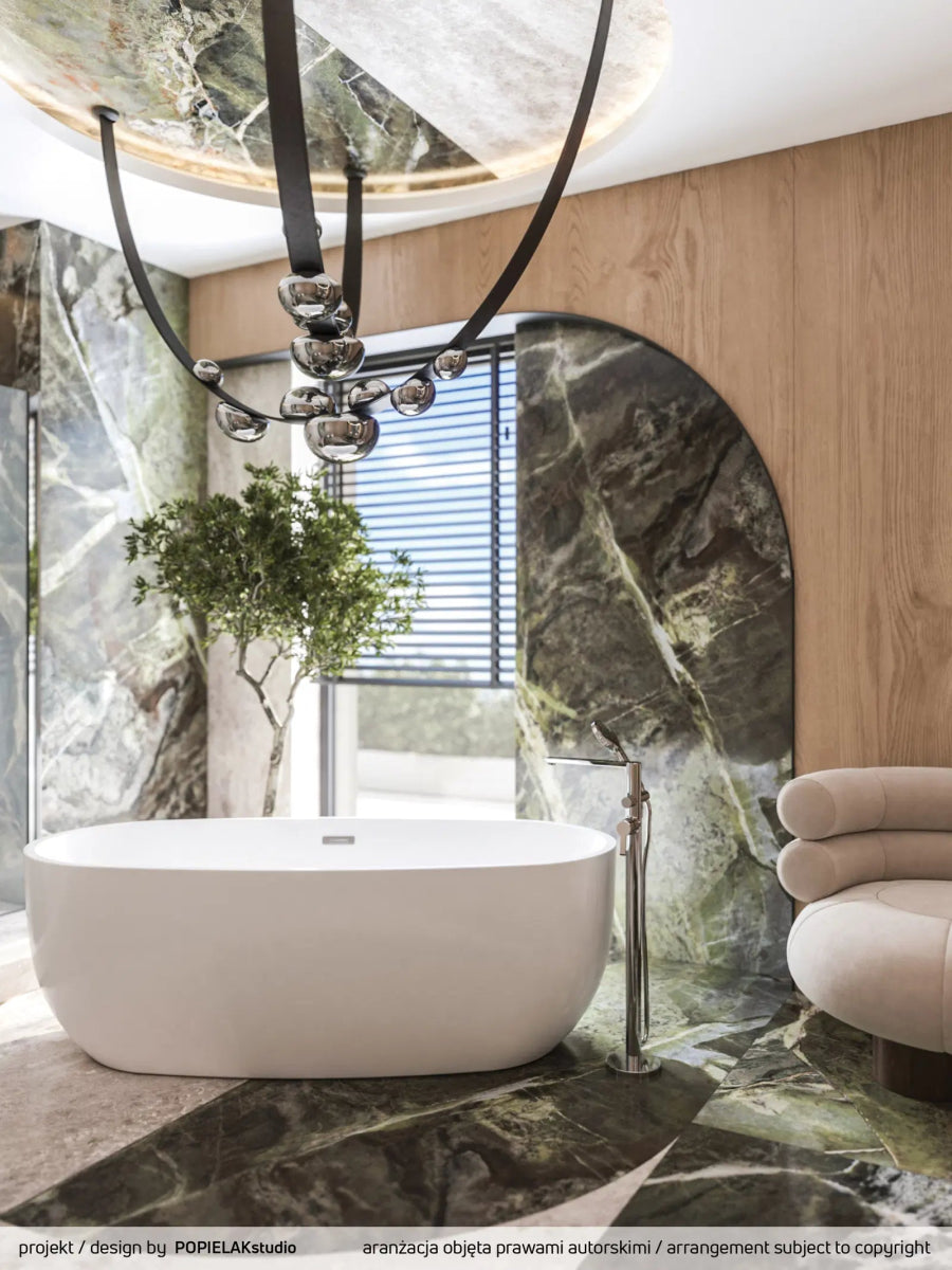 DEANTE Arnika Wannenarmatur Freistehend mit Brausegarnitur // Chrom // BQA - 017M erhältlich bei Twoda Shop