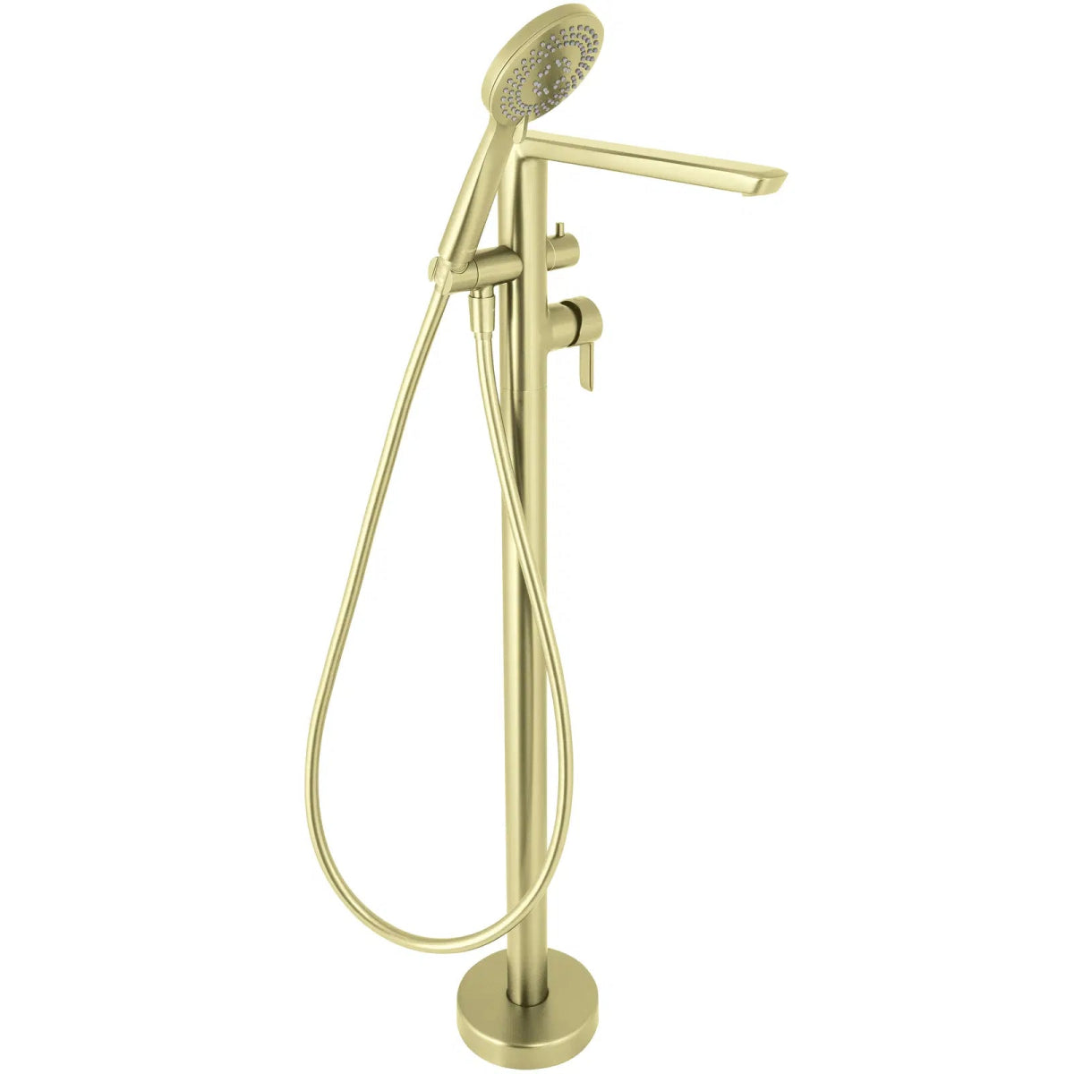 DEANTE Arnika Wannenarmatur Freistehend mit Brausegarnitur // gebürstetes Gold // BQA - R17M erhältlich bei Twoda Shop