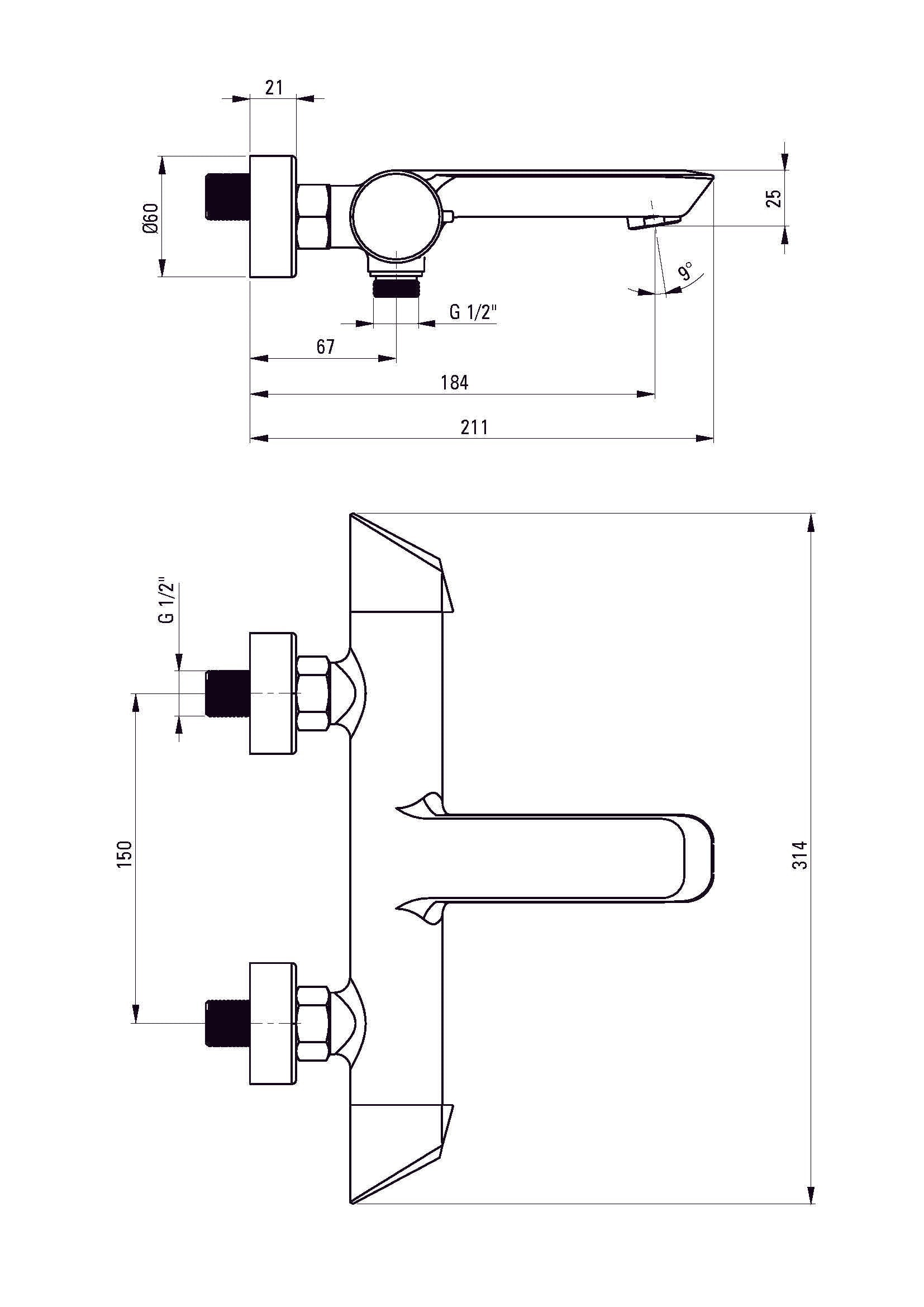 DEANTE Arnika Wannenarmatur mit Drehregler // gebürstetes Gold // BQA - R10M erhältlich bei Twoda Shop