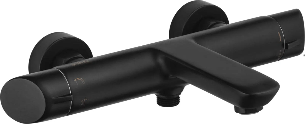 DEANTE Arnika Wannenarmatur mit Drehregler // Nero // BQA - N10M erhältlich bei Twoda Shop