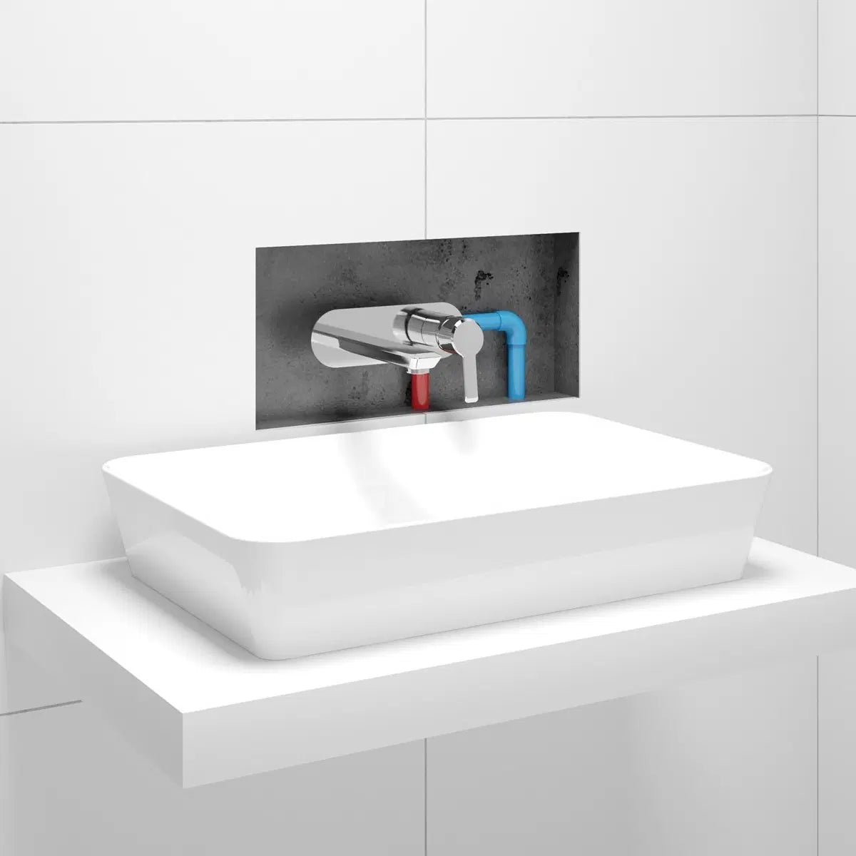 DEANTE Arnika Waschtischarmatur für Unterputzmontage // gebürstetes Gold // BQA - R54L erhältlich bei Twoda Shop