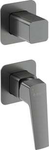 DEANTE Blur Duscharmatur mit Strahlschalter // Titanium // BQL-D44P