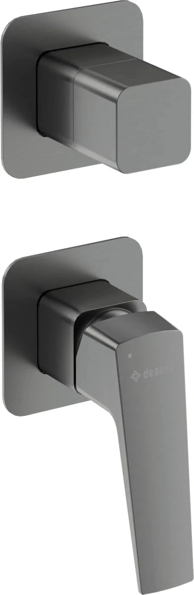DEANTE Blur Duscharmatur mit Strahlschalter // Titanium // BQL-D44P erhältlich bei Twoda Shop
