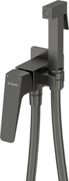 DEANTE Blur Unterputz-Bidetarmatur mit Bidetta-Handbrause // Titanium // BQL-D34M
