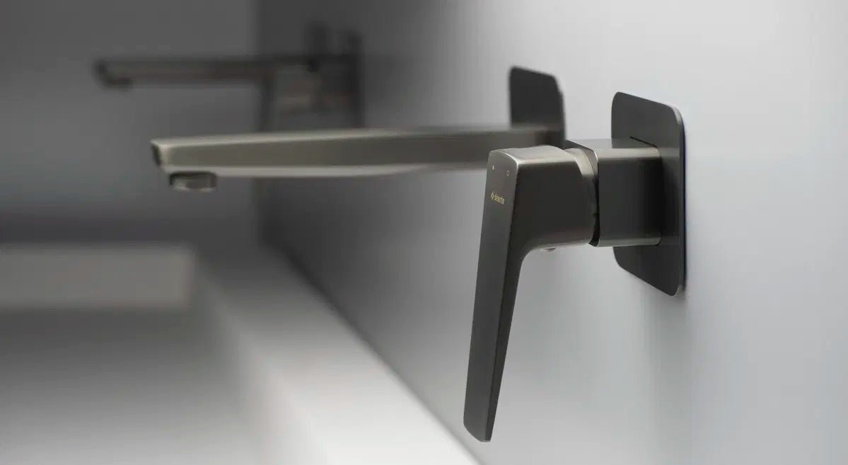 DEANTE Blur Waschtischarmatur für Unterputzmontage // Titanium // BQL-D54L erhältlich bei Twoda Shop
