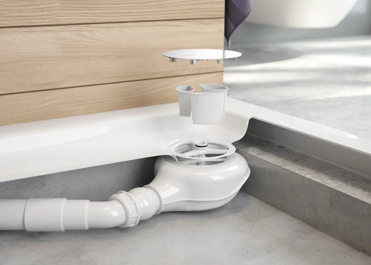 DEANTE Easy - Clean Siphon für Duschwanne // Chrom // NHC - 029C erhältlich bei Twoda Shop