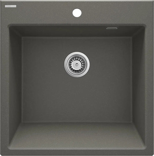 DEANTE Eridan Granit - Landhausspülbecken // Anthrazit Metallic // ZQE - T10K erhältlich bei Twoda Shop