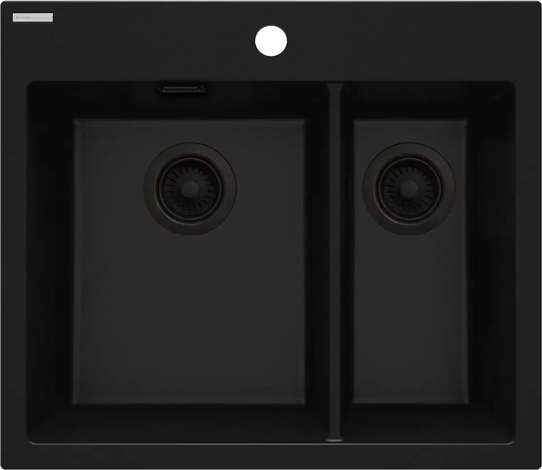 DEANTE Eridan Granitspülbecken - 1.5 - Becken // Nero // ZQE - N503 erhältlich bei Twoda Shop