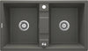 DEANTE Eridan Granitspülbecken - 2 Becken // Anthrazit Metallic // ZQE-T203