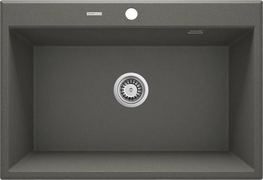 DEANTE Eridan Granitspülbecken // Anthrazit Metallic // ZQE - T103 erhältlich bei Twoda Shop