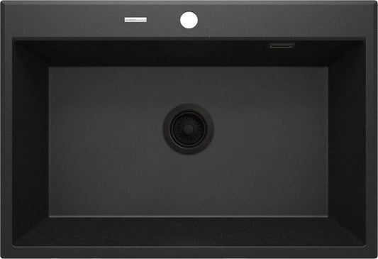 DEANTE Eridan Granitspülbecken // Graphit Metallic // ZQE - G103 erhältlich bei Twoda Shop