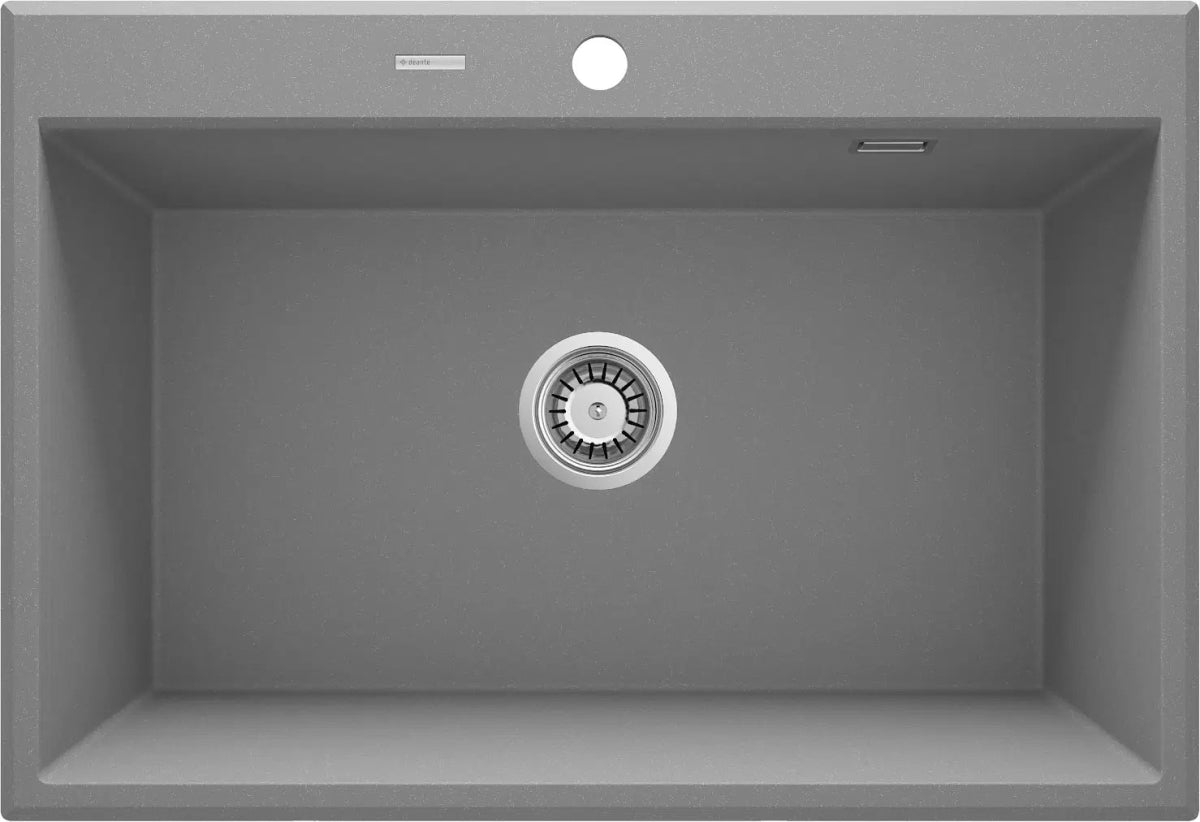 DEANTE Eridan Granitspülbecken // Grau Metallic // ZQE - S103 erhältlich bei Twoda Shop