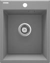 DEANTE Eridan Granitspülbecken // Grau Metallic // ZQE-S104