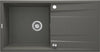 DEANTE Eridan Granitspülbecken mit Abtropffläche // Anthrazit Metallic // ZQE-T713
