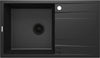 DEANTE Eridan Granitspülbecken mit Abtropffläche // Graphit Metallic // ZQE-G113