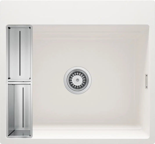 DEANTE Magnetic Granitspülbecken Magnetisch // Alabaster // ZRM - A10A erhältlich bei Twoda Shop