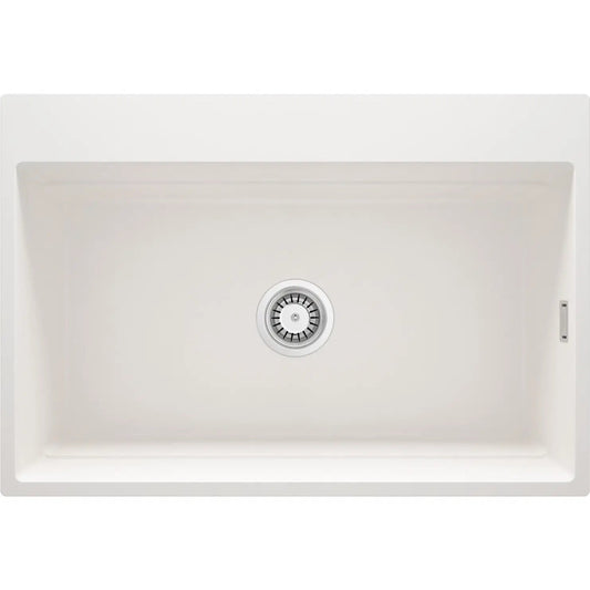 DEANTE Magnetic Granitspülbecken Magnetisch // Alabaster // ZRM - A10B erhältlich bei Twoda Shop