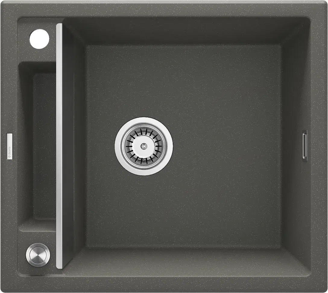 DEANTE Magnetic Granitspülbecken Magnetisch // Anthrazit Metallic // ZRM - T103 erhältlich bei Twoda Shop