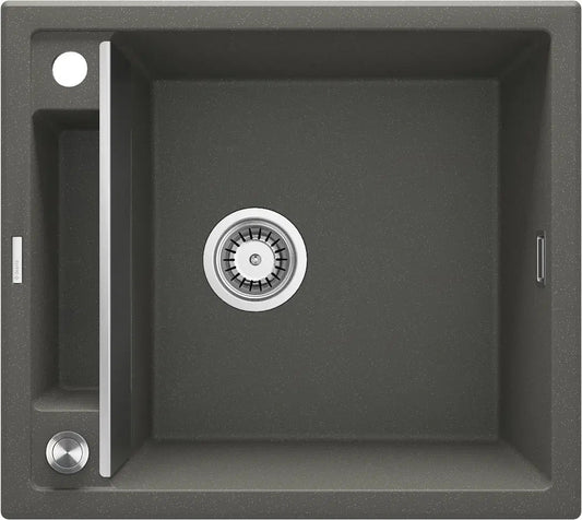 DEANTE Magnetic Granitspülbecken Magnetisch // Anthrazit Metallic // ZRM - T103 erhältlich bei Twoda Shop