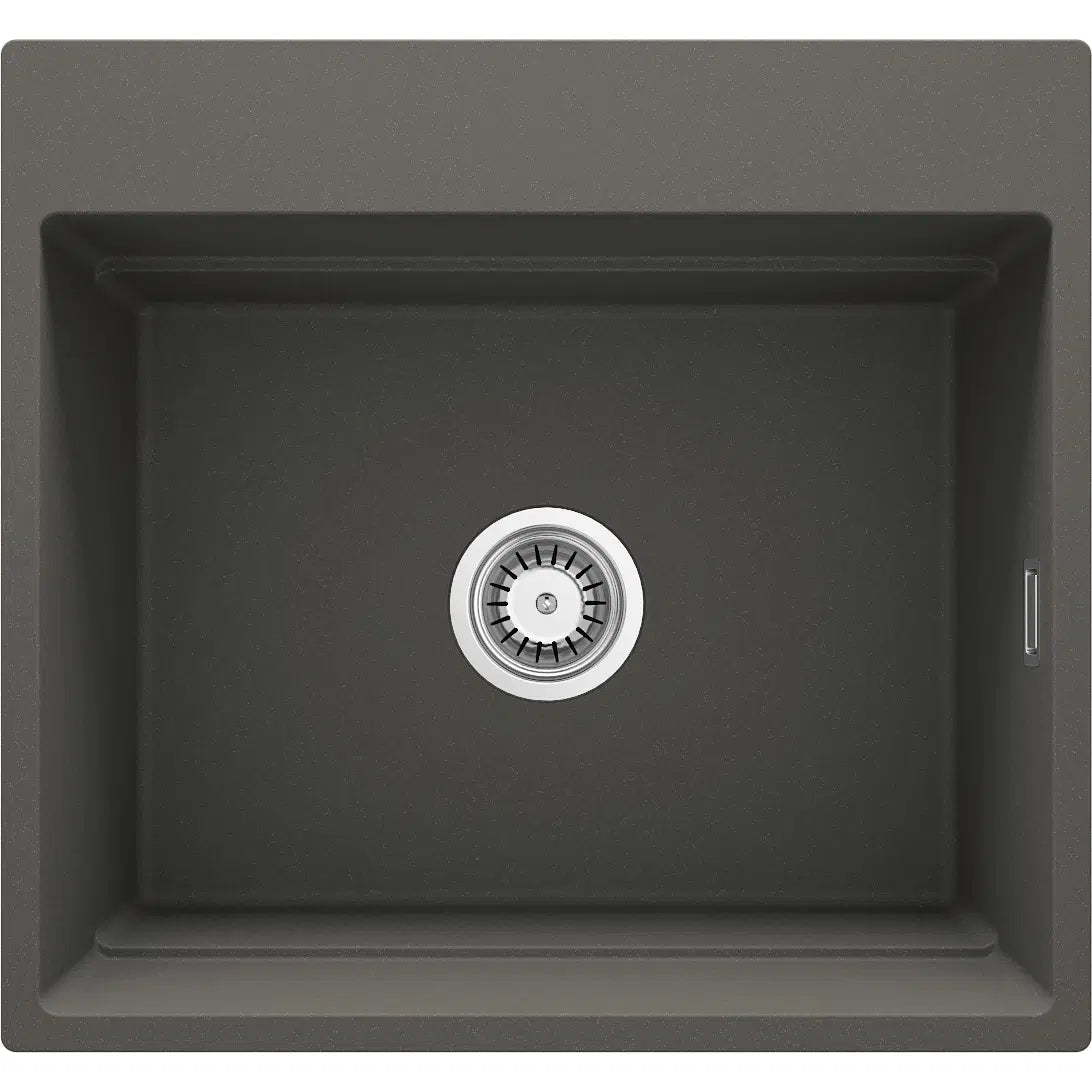 DEANTE Magnetic Granitspülbecken Magnetisch // Anthrazit Metallic // ZRM - T10A erhältlich bei Twoda Shop