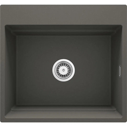 DEANTE Magnetic Granitspülbecken Magnetisch // Anthrazit Metallic // ZRM - T10A erhältlich bei Twoda Shop