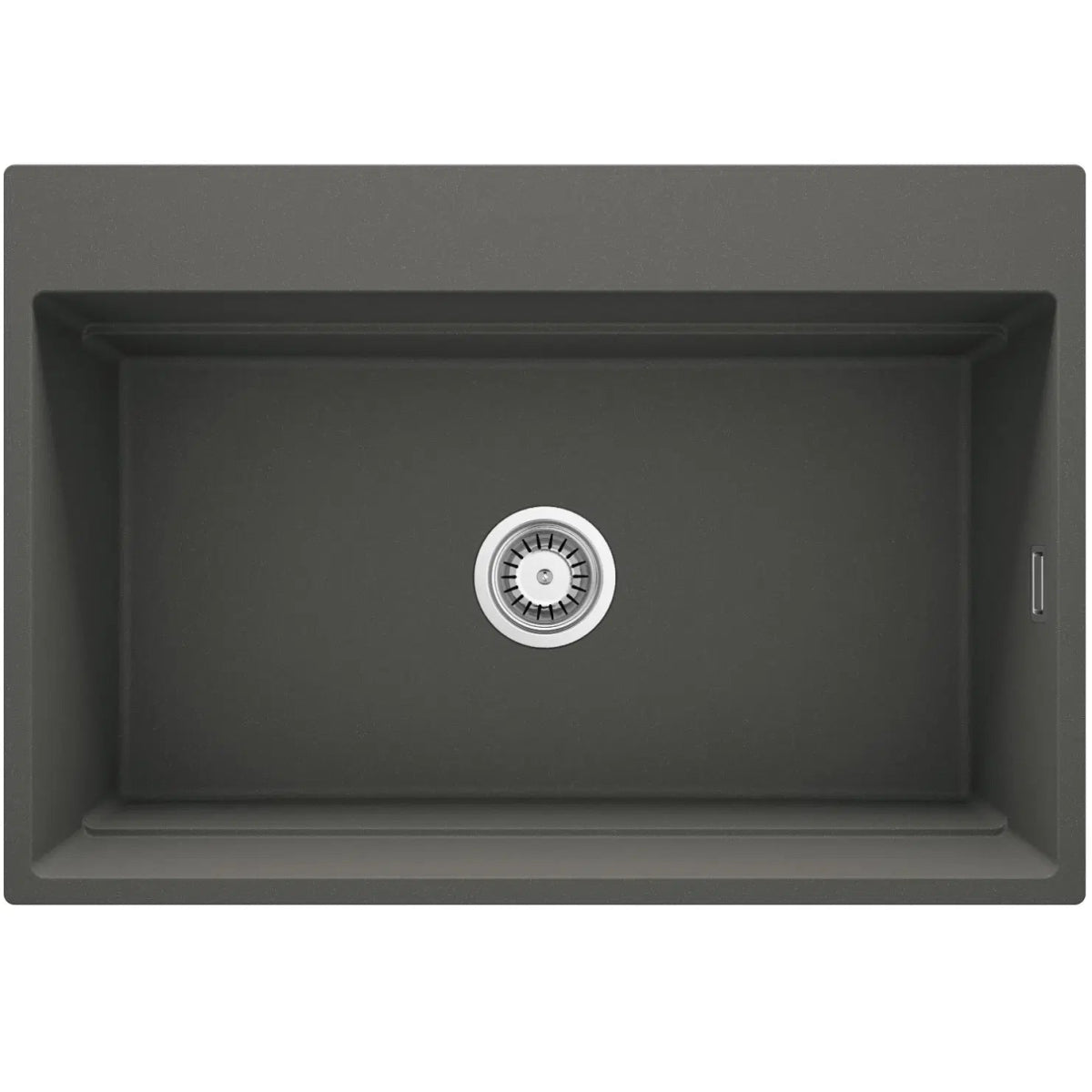 DEANTE Magnetic Granitspülbecken Magnetisch // Anthrazit Metallic // ZRM - T10B erhältlich bei Twoda Shop