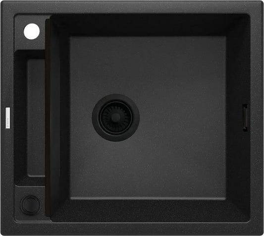 DEANTE Magnetic Granitspülbecken Magnetisch // Graphit Metallic // ZRM - G103 erhältlich bei Twoda Shop