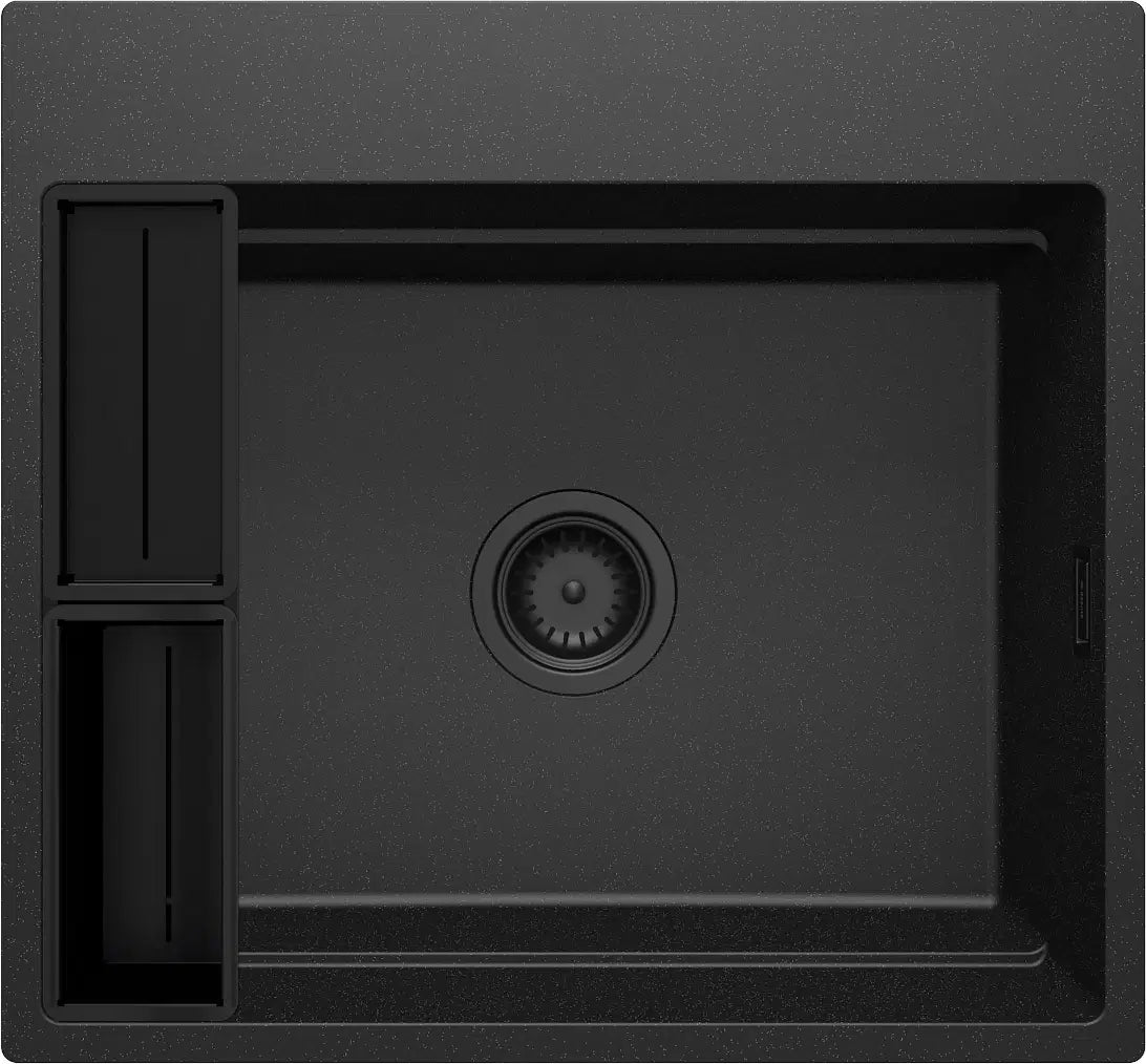 DEANTE Magnetic Granitspülbecken Magnetisch // Graphit Metallic // ZRM - G10A erhältlich bei Twoda Shop