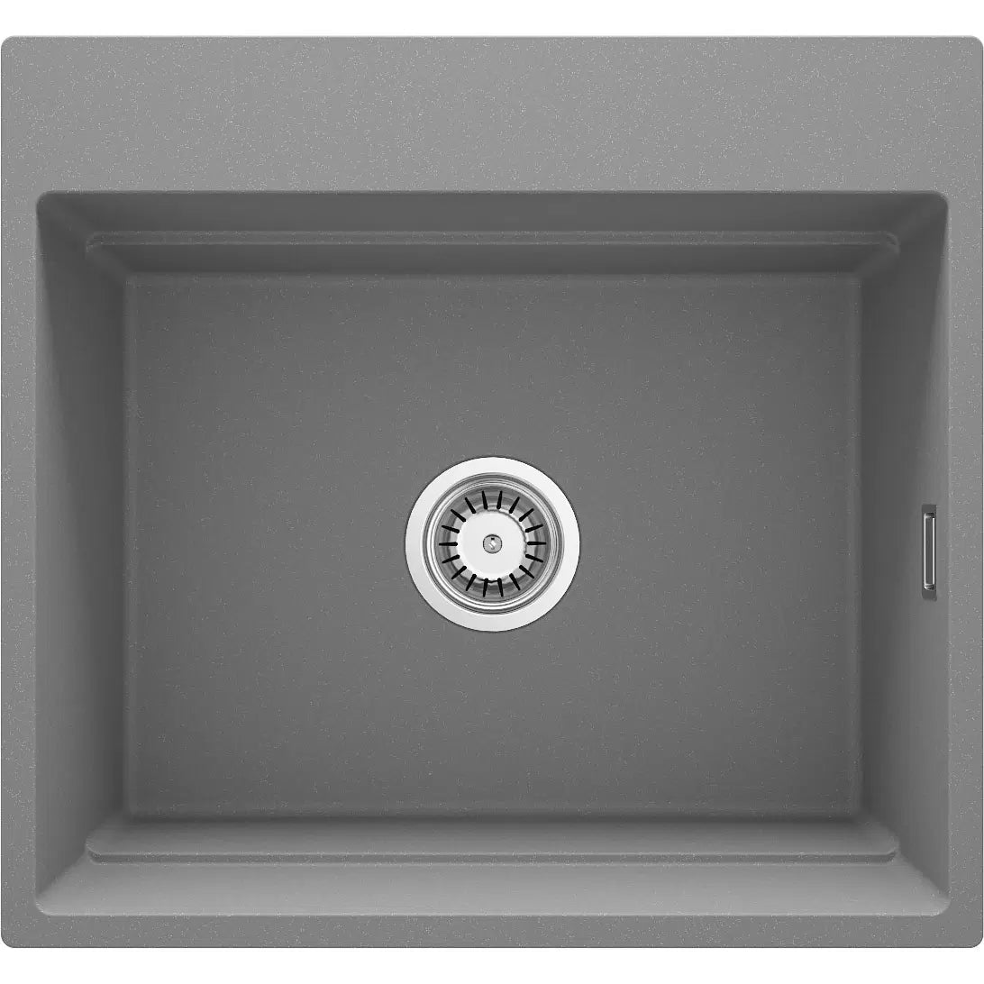 DEANTE Magnetic Granitspülbecken Magnetisch // Grau Metallic // ZRM - S10A erhältlich bei Twoda Shop