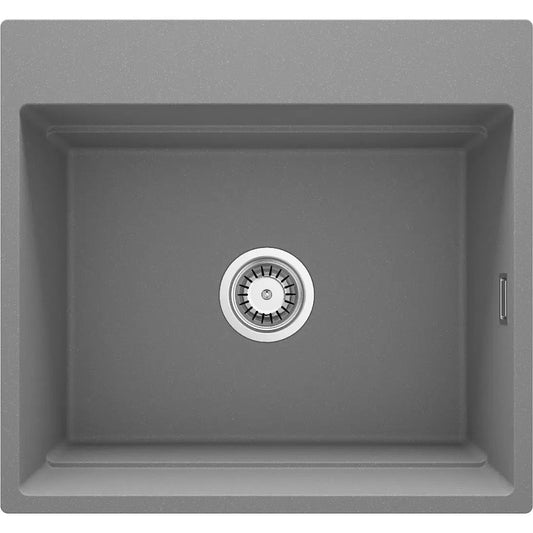 DEANTE Magnetic Granitspülbecken Magnetisch // Grau Metallic // ZRM - S10A erhältlich bei Twoda Shop