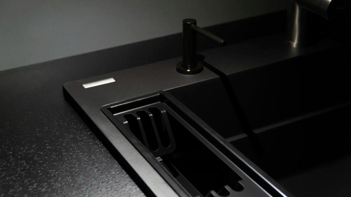 DEANTE Magnetic Granitspülbecken Magnetisch // Nero // ZRM - N10B erhältlich bei Twoda Shop