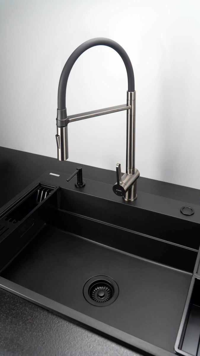 DEANTE Magnetic Granitspülbecken Magnetisch // Nero // ZRM - N10B erhältlich bei Twoda Shop