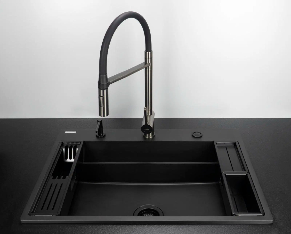 DEANTE Magnetic Granitspülbecken Magnetisch // Nero // ZRM - N10B erhältlich bei Twoda Shop