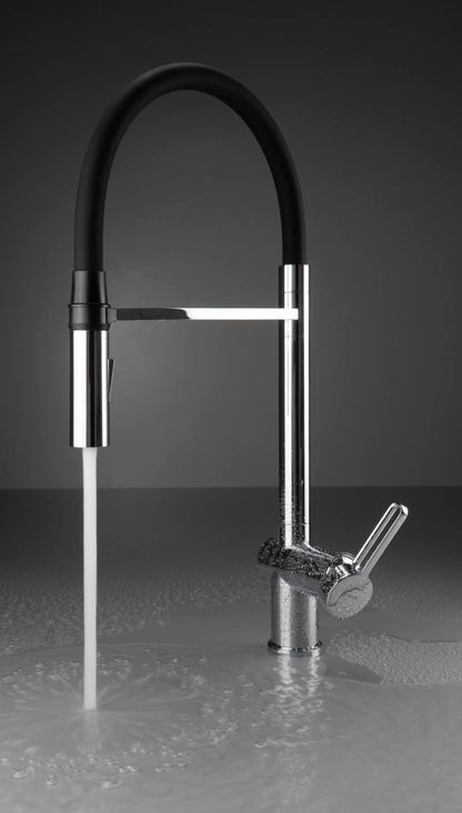 DEANTE Magnetic Küchenarmatur mit flexiblem Auslauf – 2 Strahlarten // Chrom // BRM_072M erhältlich bei Twoda Shop
