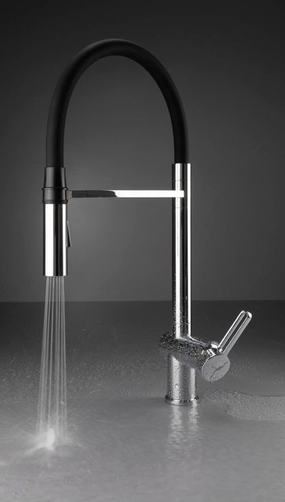 DEANTE Magnetic Küchenarmatur mit flexiblem Auslauf – 2 Strahlarten // Chrom // BRM_072M erhältlich bei Twoda Shop