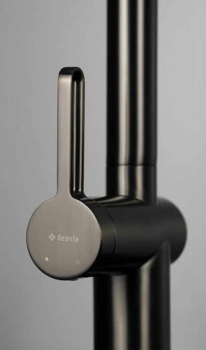 DEANTE Magnetic Küchenarmatur mit flexiblem Auslauf – 2 Strahlarten // Titanium // BRM_D72M erhältlich bei Twoda Shop