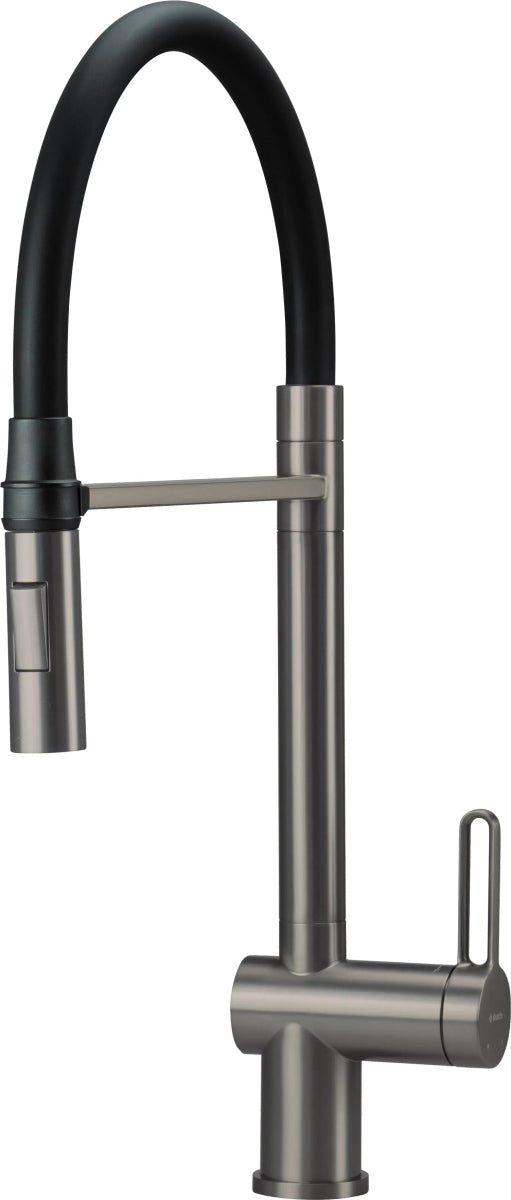 DEANTE Magnetic Küchenarmatur mit flexiblem Auslauf – 2 Strahlarten // Titanium // BRM_D72M erhältlich bei Twoda Shop