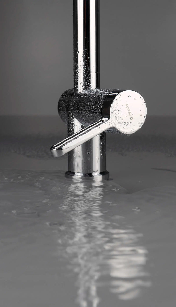 DEANTE Magnetic Küchenarmatur mit flexiblem Auslauf und Wasserfilteranschluss // Chrom // BRM - 075M erhältlich bei Twoda Shop