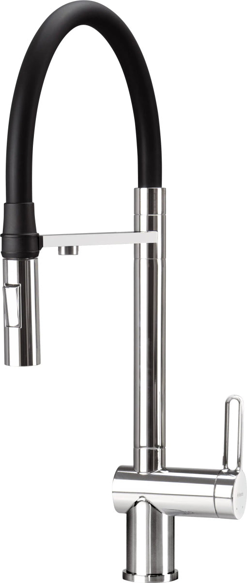 DEANTE Magnetic Küchenarmatur mit flexiblem Auslauf und Wasserfilteranschluss // Chrom // BRM - 075M erhältlich bei Twoda Shop