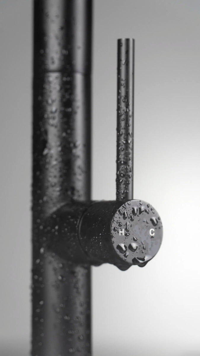 DEANTE Olfato Küchenarmatur mit ausziehbarem Auslauf – 2 Strahlarten // Nero // BQO - N72M erhältlich bei Twoda Shop