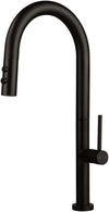DEANTE Olfato Küchenarmatur mit ausziehbarem Auslauf – 2 Strahlarten // Nero // BQO-N72M