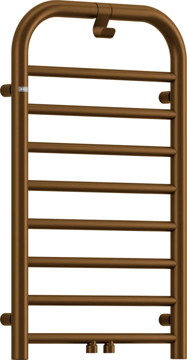 DEANTE Silia Badheizkörper – Höhe 85 cm // Braun Matt // AGI - CG31 erhältlich bei Twoda Shop