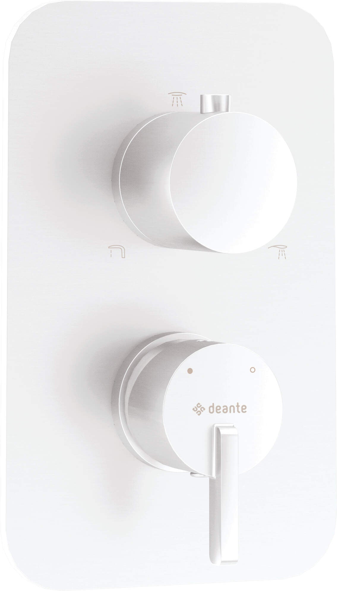 DEANTE Silia Bedienmodul für Unterputz - Box // Bianco // BXY - AQSM erhältlich bei Twoda Shop