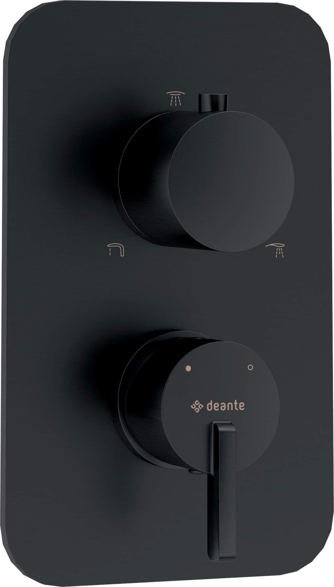 DEANTE Silia Bedienmodul für Unterputz - Box // Nero // BXY - NQSM erhältlich bei Twoda Shop