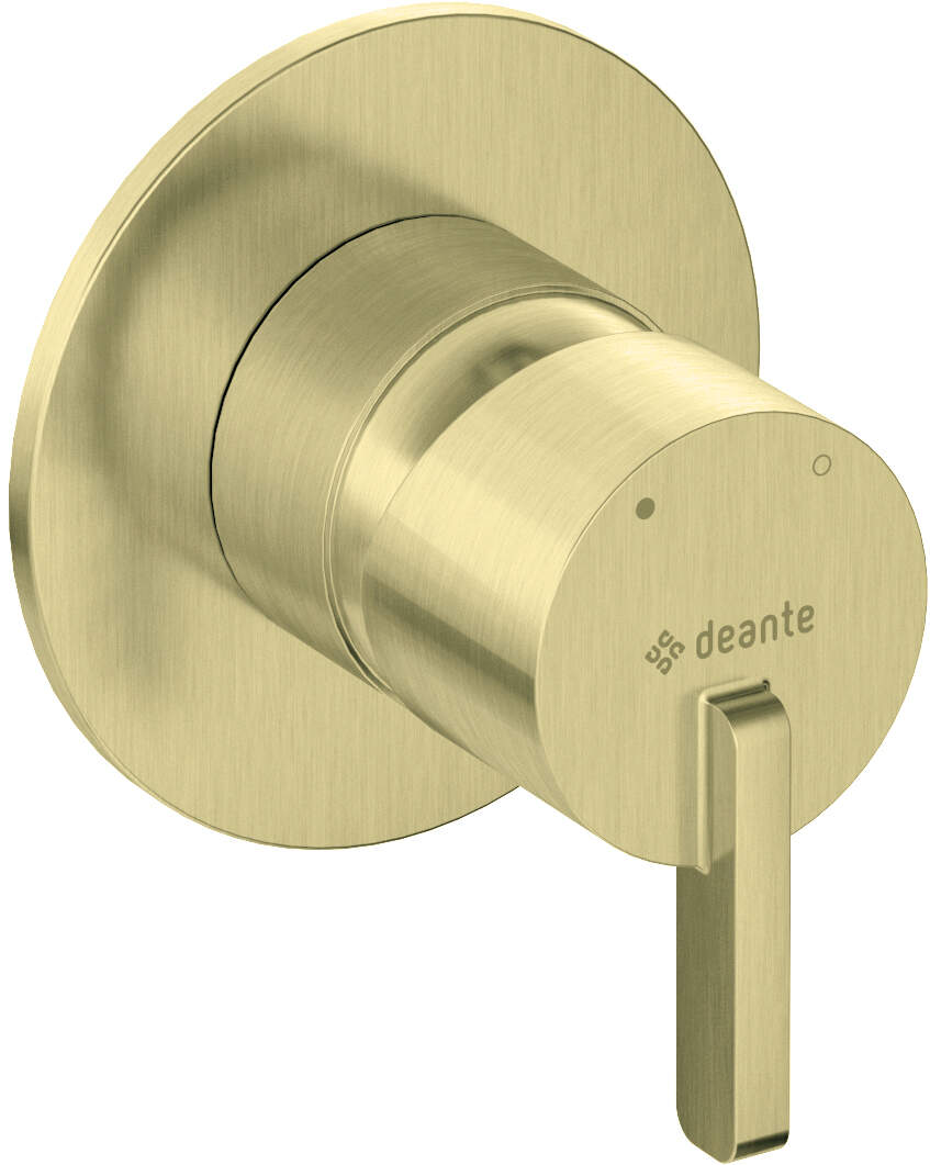 DEANTE Silia Duscharmatur für Unterputzmontage // gebürstetes Gold // BQS - R44L erhältlich bei Twoda Shop