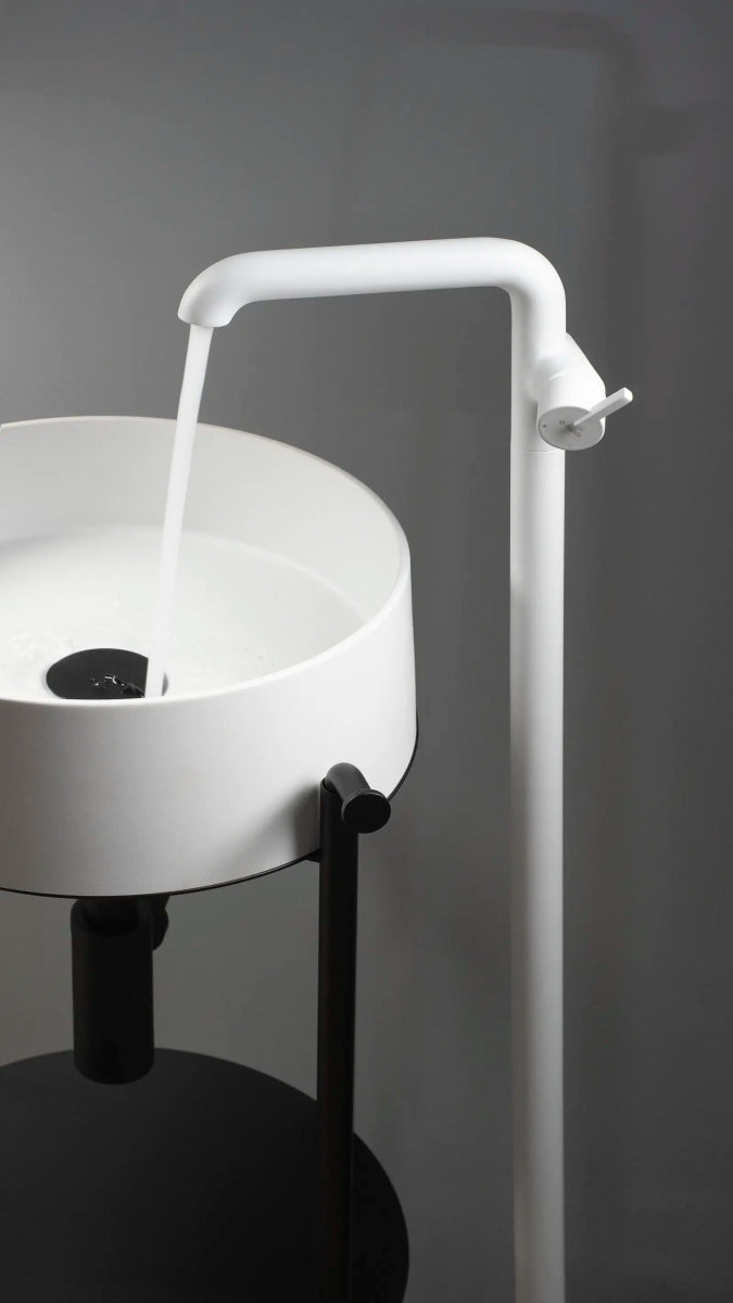 DEANTE Silia Granit - Aufsatzwaschbecken // Alabaster // CQS - AU4S erhältlich bei Twoda Shop