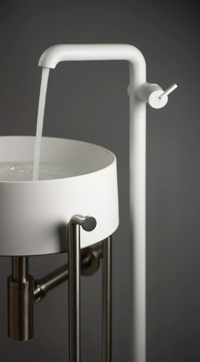 DEANTE Silia Granit - Aufsatzwaschbecken // Alabaster // CQS - AU4S erhältlich bei Twoda Shop